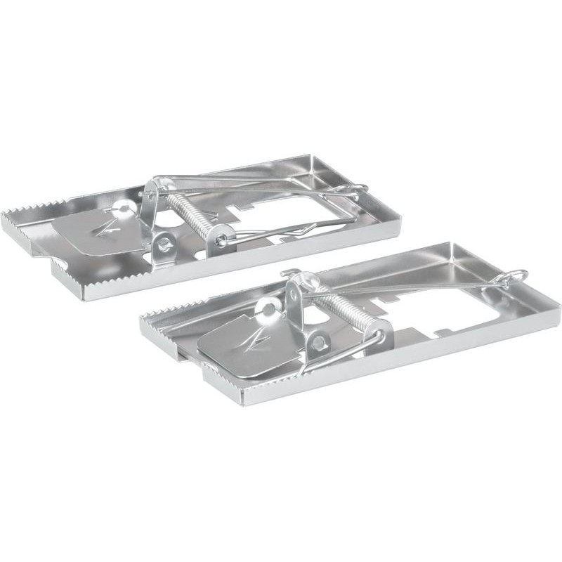 Plechová pasca na myši Ironkiller MH5079S, 120x65x0,5 mm, 2 ks