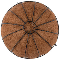 Závesný kvetináč 35x35x17 cm LC-CocoH-24, s retiazkou a háčikom