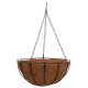 Závesný kvetináč 25x25x12 cm LC-CocoH-22, s retiazkou a háčikom