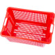 Prepravka 56x35x31 cm perforovaná, 40 litrov, červená ICS M402000
