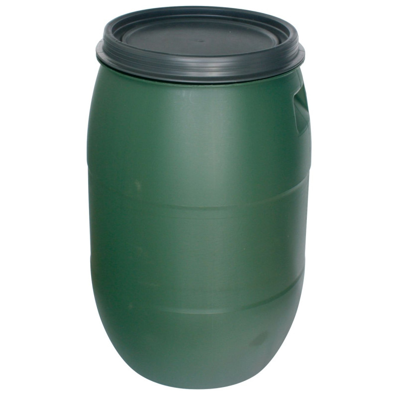 Sud na dažďovú vodu HDPE 120 litrov, 395 mm, zelený