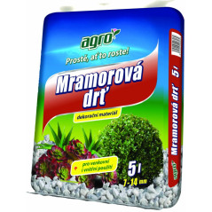 Mramorová drvina 4–7 mm, 5 L
