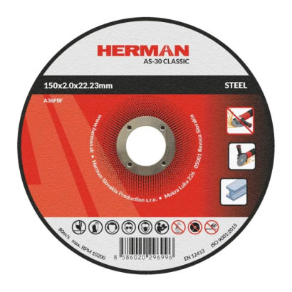 Rezný kotúč na oceľ 150x2,0x22,23 mm AS-30 Classic