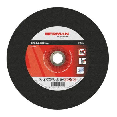 Rezný kotúč na oceľ 230x2,5x22,23 mm AS-30 Classic