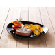 Plytký tanier 30x26 cm Steak Friends Time Black