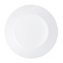 Plytký tanier 25 cm Harena biely