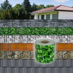 DEMA Krycia páska na plotový panel PVC 70x0,19 m, buxus