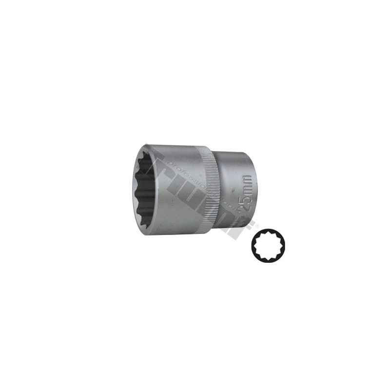 Nástrčkový kľúč 12-hran 25 mm 1/2"