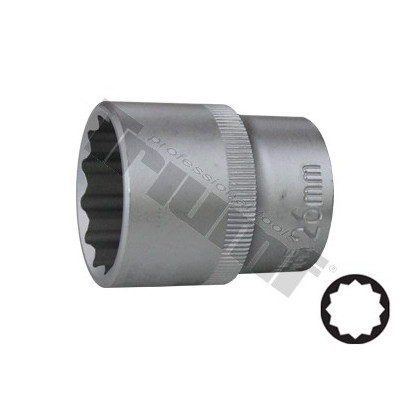 Nástrčkový kľúč 12-hran 26 mm 1/2"
