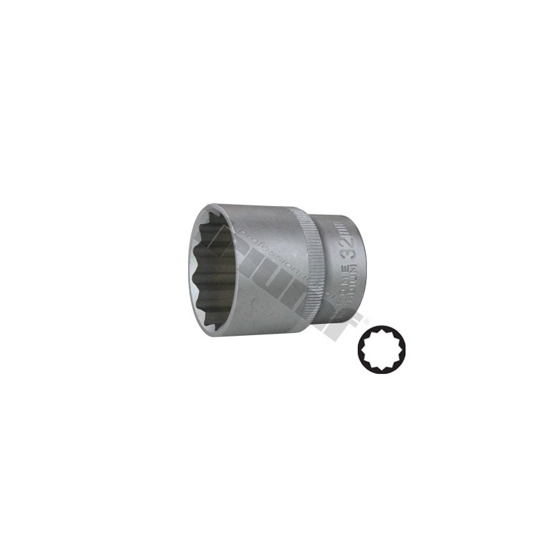 Nástrčkový kľúč 12-hran 32 mm 1/2"