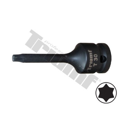 Kovaný nadstavec torx T30 mm s 1/2" hlavicou 80 mm