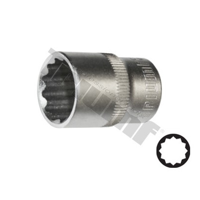 Nástrčkový kľúč 12-hran 6 mm 1/4"