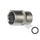 Nástrčkový kľúč 12-hran 6 mm 1/4"
