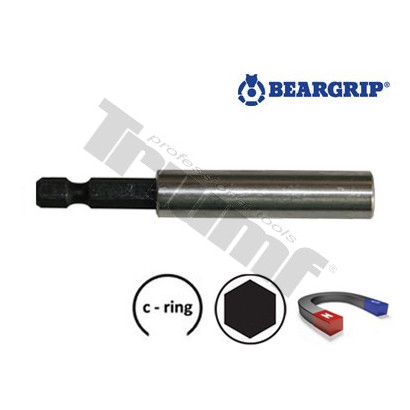 Magnetický nadstavec na bity 75 mm s poistným krúžkom