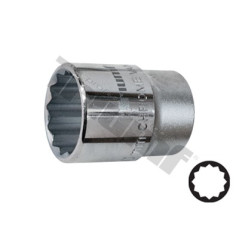 Nástrčkový kľúč 12-hran 17 mm 3/4"