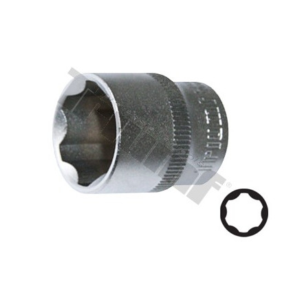 Nástrčkový kľúč profil Surface Drive 22 mm 1/2"
