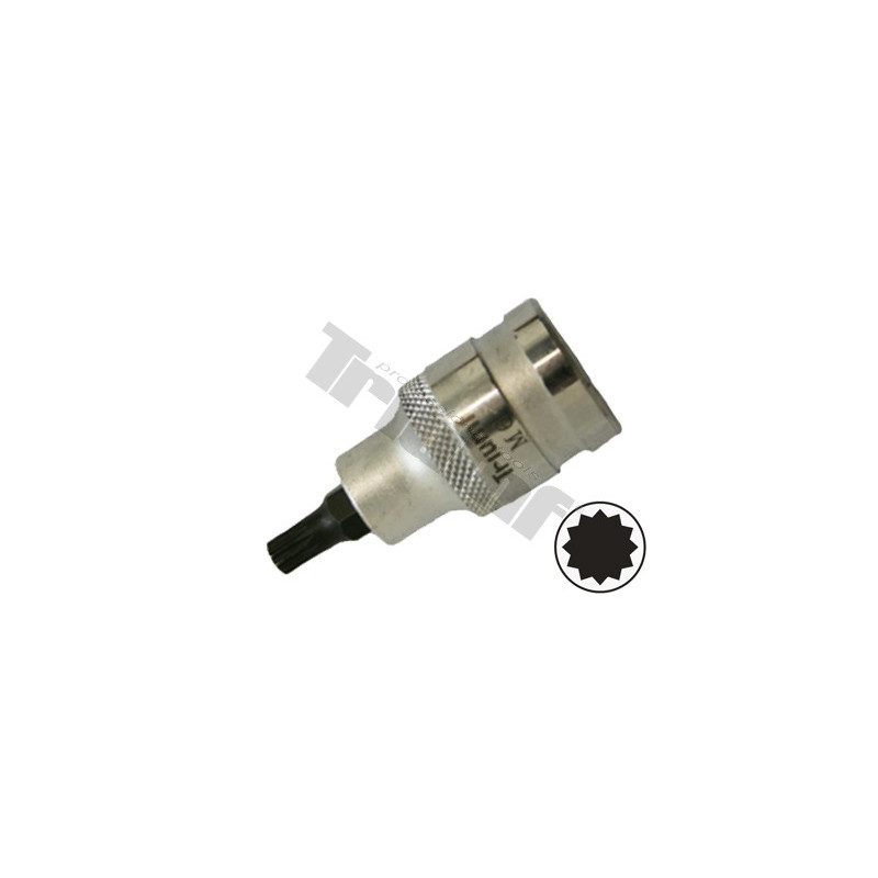 Nástrčkový bit XZN M12 1/2", 55 mm