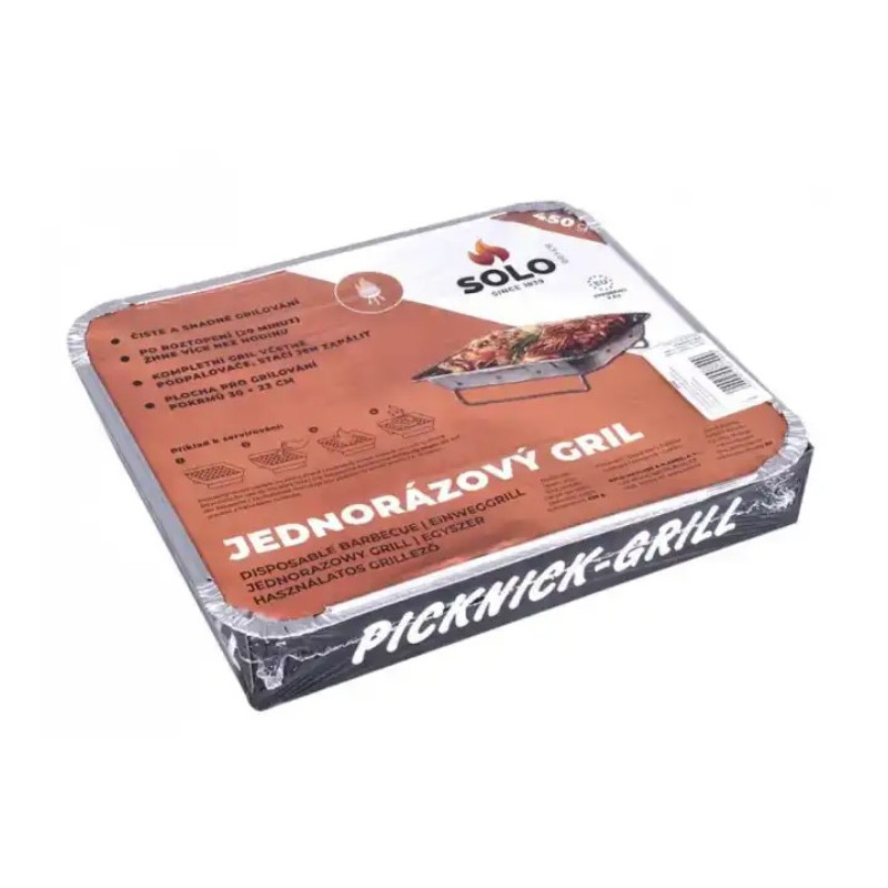 Jednorazový gril 30x23 cm 400 g