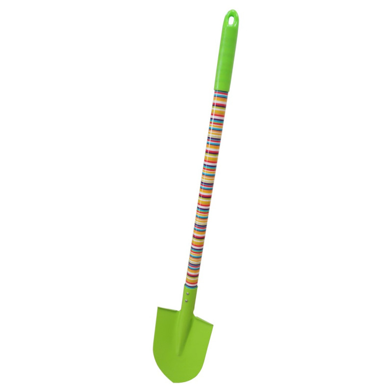 Detský rýľ 72 cm, farebné pruhy