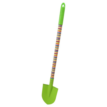 Detský rýľ 72 cm, farebné pruhy
