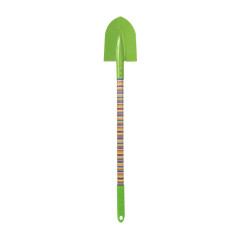 Detský rýľ 72 cm, farebné pruhy