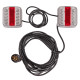 Magnetické LED koncové osvetlenie prívesu 12 V
