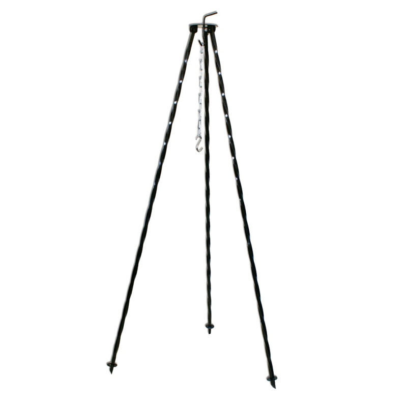 Trojnožka na kotlík s háčikom 100 cm