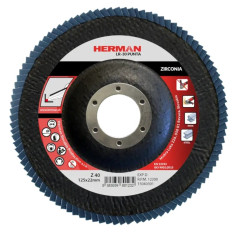 Lamelový kotúč na nerez 125 mm/P40 LR-30 Punta zirconia