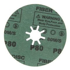 Fíbrový brúsny kotúč 125 mm K80, 25 ks