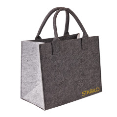 Plstená taška 35x20x28 cm Shopper L antracit/sivá