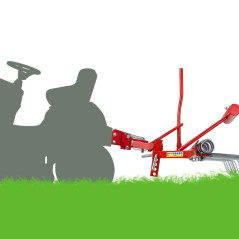 Odmachovač / prevzdušňovač trávnika 120 cm pre záhradný traktor DAR 120