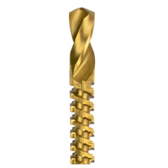 Frézovací vrták do plechu, plastov a dreva 6,0x90 mm HSS-G TiN DM-31