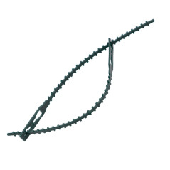 Plastové pásiky na viazanie rastlín 130 mm, zelené, 50 ks