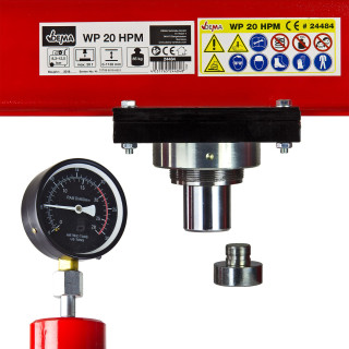 Dielenský lis hydraulicko-pneumatický 20T (R)