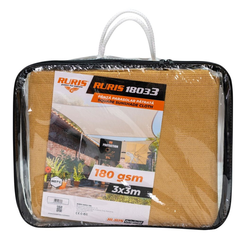 LIMIT Tieniaca plachta štvorec 3x3 m 18033