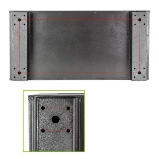 Kovový box na náradie 170 L XL, 91x43x56 cm, sivý
