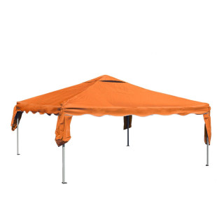Záhradný altánok skladací 3x3 m, oranžový