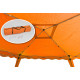 Záhradný altánok skladací 3x3 m, oranžový