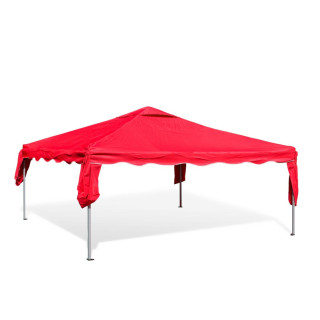 Záhradný altánok skladací 3x3 m, červený