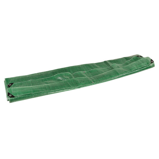 Zakrývacia plachta 100 g/m2, 6x2 m, mriežková transparentná/zelená