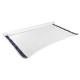 Zakrývacia plachta 180 g/m2, 2x20 m, mriežková transparentná/biela
