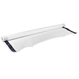 Zakrývacia plachta 180 g/m2, 2x20 m, mriežková transparentná/biela