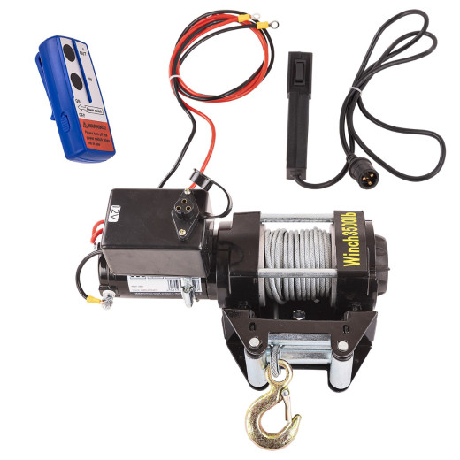 Elektrický lanový navijak 1,6 t Off-Road 12 V SW3500