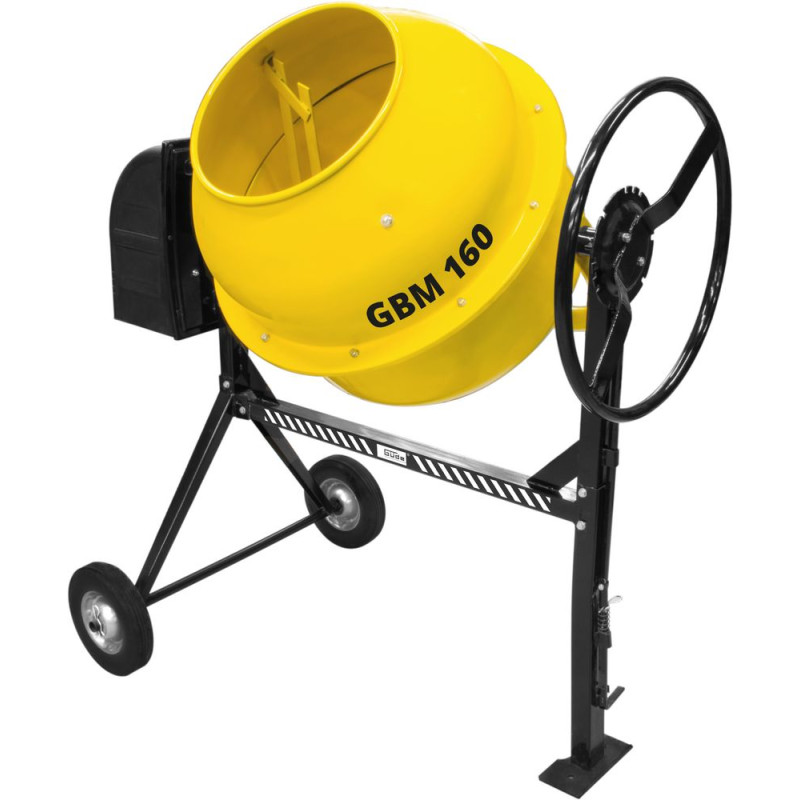 Set Miešačka na betón GBM 160 + Kovový fúrik 85 L