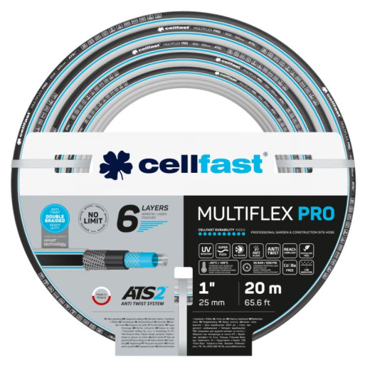 6-vrstvová záhradná hadica MULTIFLEX ATSV 1" 20m