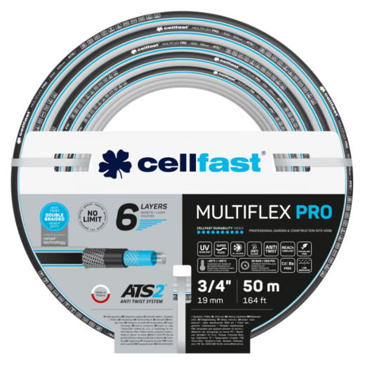 6-vrstvová záhradná hadica MULTIFLEX ATSV 3/4" 50m