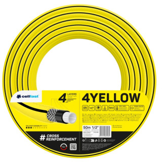 4-vrstvová záhradná hadica 4YELLOW 1/2" 50m