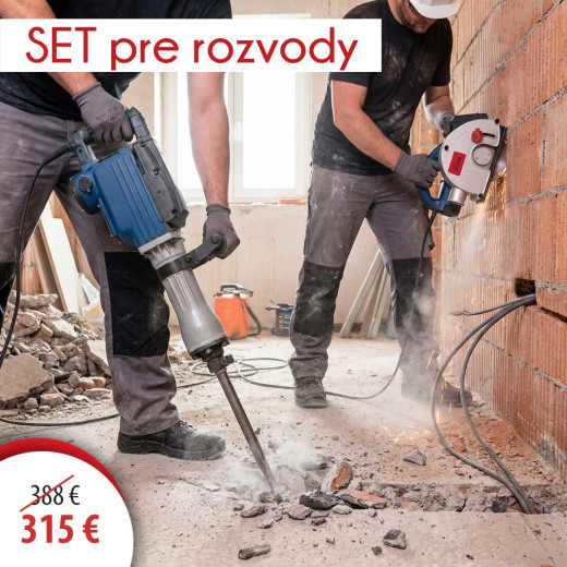 Set Búracie kladivo MH 1600 + Drážkovacia fréza MD 1700
