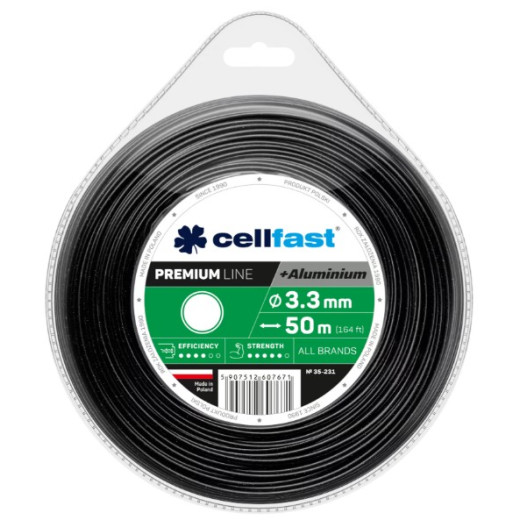 Žacie lanko okrúhle PREMIUM + hliníkové častice 3,3mm x 50m