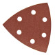 Brúsny papier pre delta brúsku 93x93x93 mm P150, 50 ks